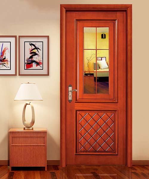 冠木源實木玻璃門