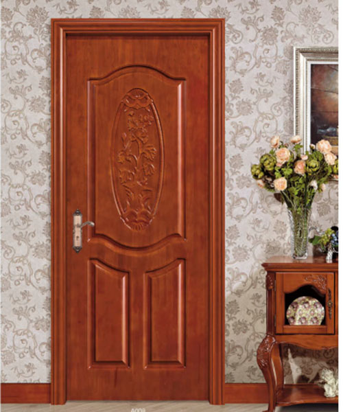 橡木實(shí)木門深雕