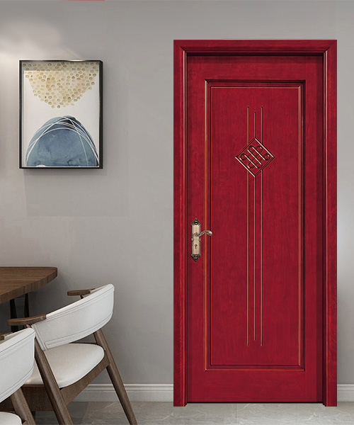 烤漆齒接橡木門定制實木別墅大門入戶門防盜