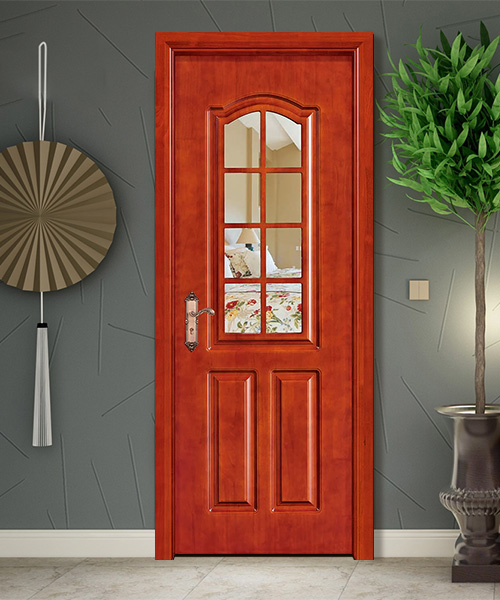 冠木源門業橡木門實木烤漆門室內廚房玻璃門