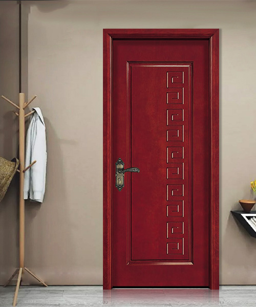 原木中式指接橡木門平開門隔音防潮臥室門