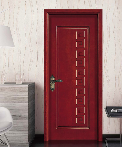 原木中式指接橡木門平開門隔音防潮臥室門