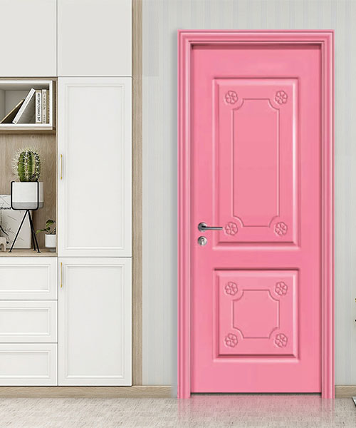 可來圖定制顏色尺寸款式齒接橡木門歐式房間門