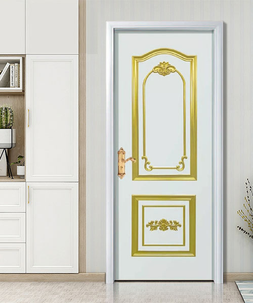 泰國齒接橡木門雙色扣線室內房門