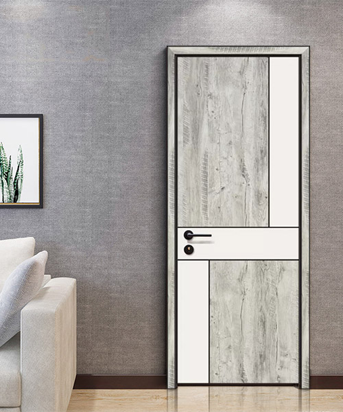 定制窄邊門鋁木門家用室內門房門免漆門