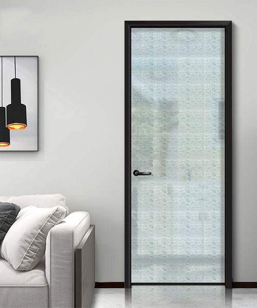 生態門廠家直銷免漆極窄平開門室內鋁木門