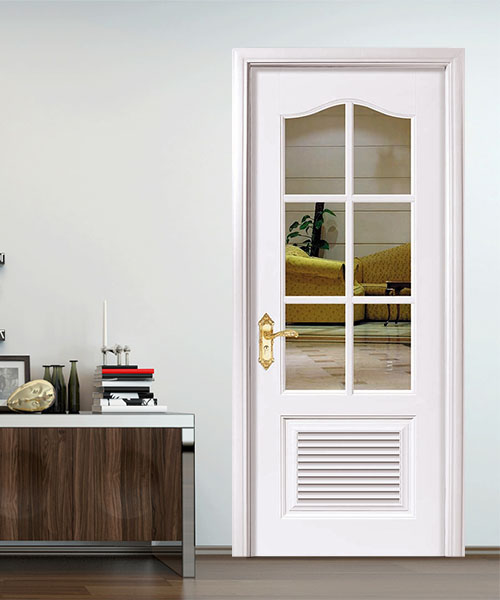 全屋定制純實(shí)木烤漆橡木門整套門玻璃門