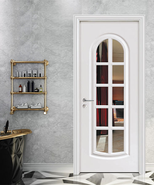 齒接橡木門整套平雕廚房門陽臺鋼化玻璃門