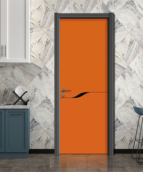 碳晶極簡木門定制室內臥室門房間門防水防潮