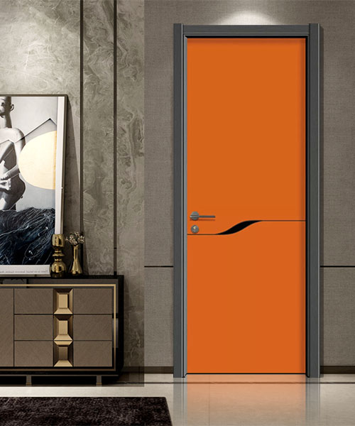碳晶極簡木門定制室內臥室門房間門防水防潮