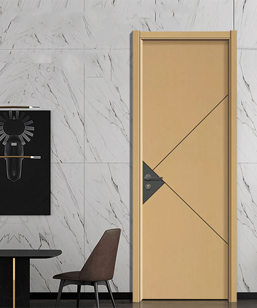 冠木源碳晶木門極簡家用臥室門環保防水阻燃