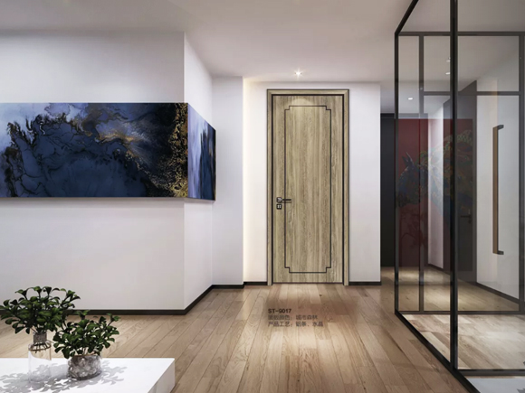 別墅小區(qū)多層實(shí)木門(mén)