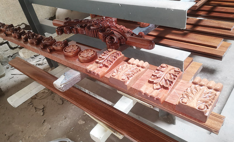 橡木門雕刻工藝紋理