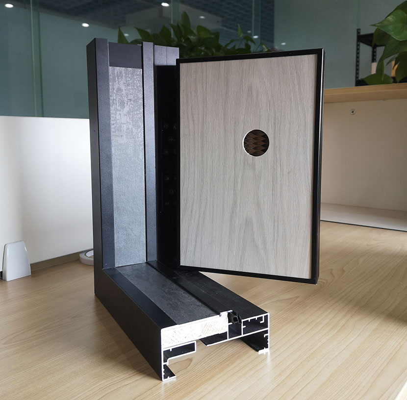 木門廠家 - 鋁木門剖析圖 木門廠家 - 鋁木門剖析圖